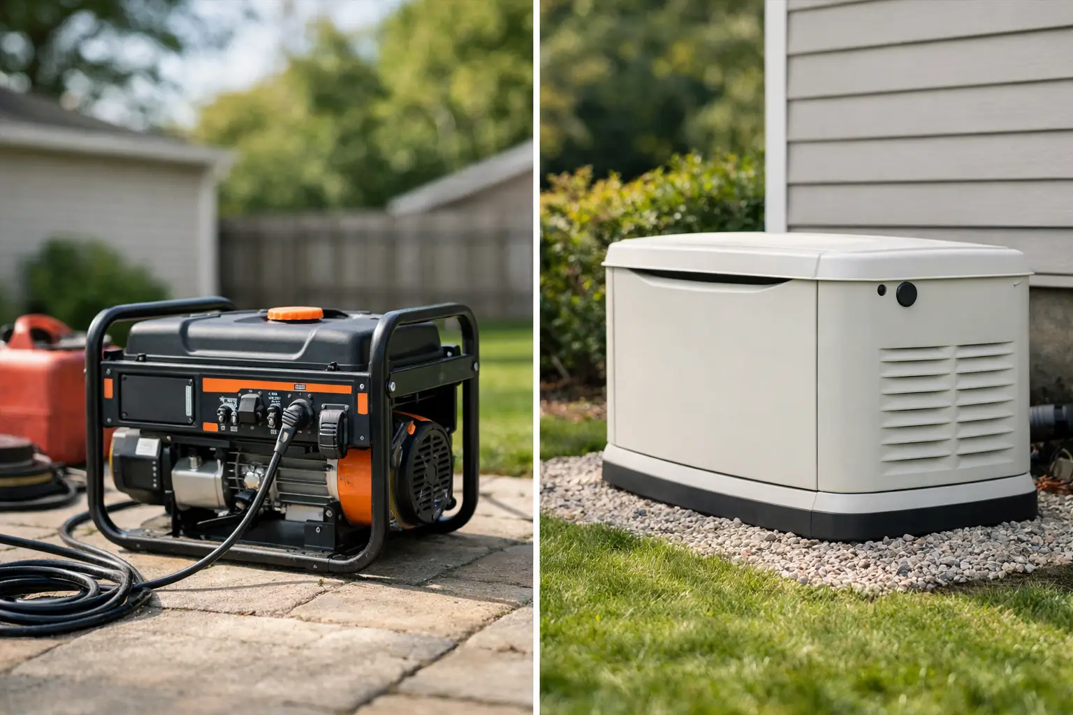 Portable vs Standby Generator for Home