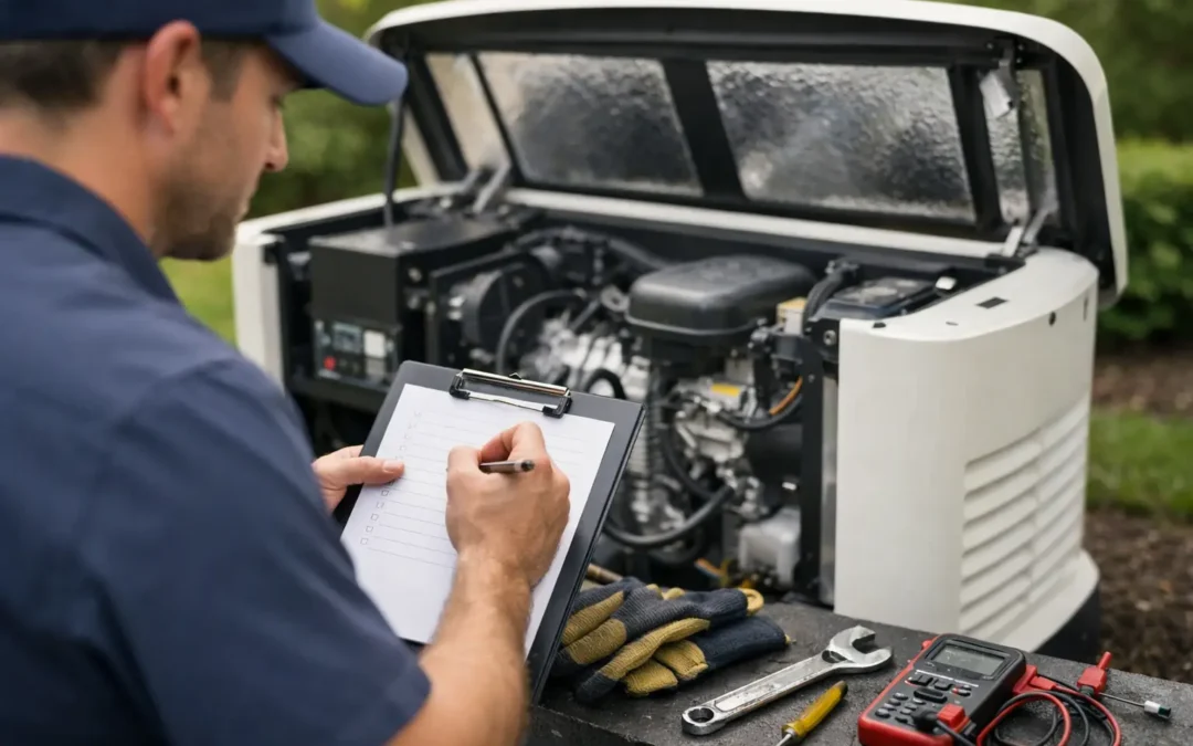 Standby Generator Maintenance Checklist