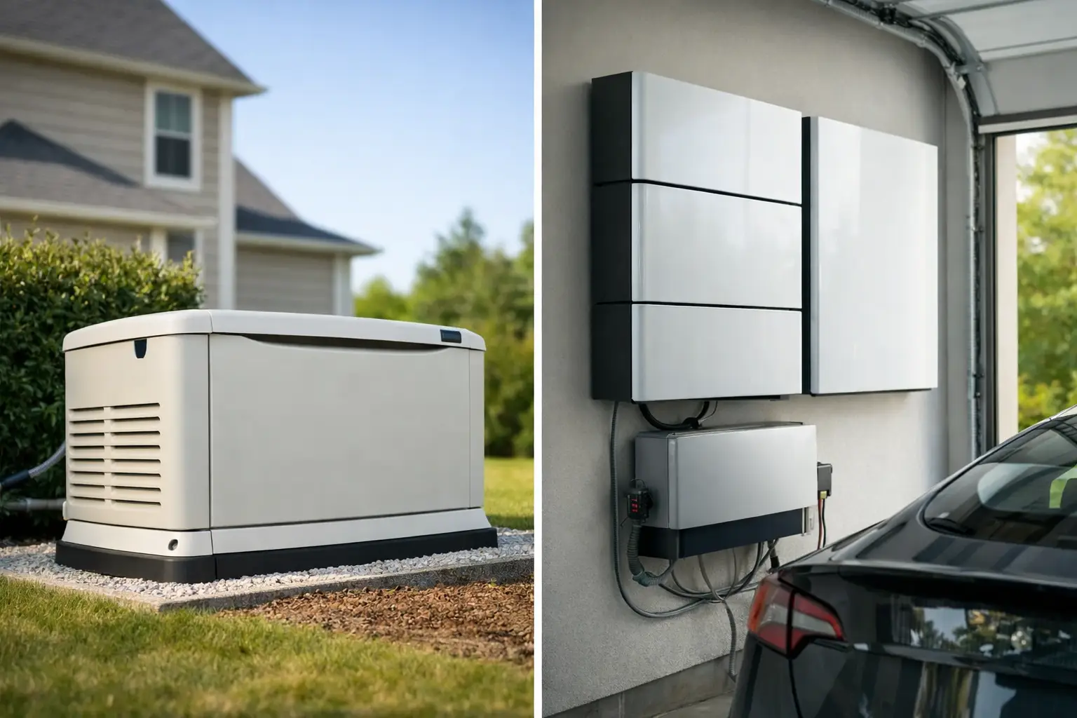 Whole House Generator vs Battery Backup