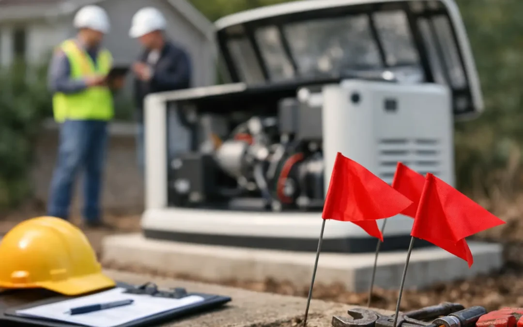11 Backup Power Contractor Red Flags