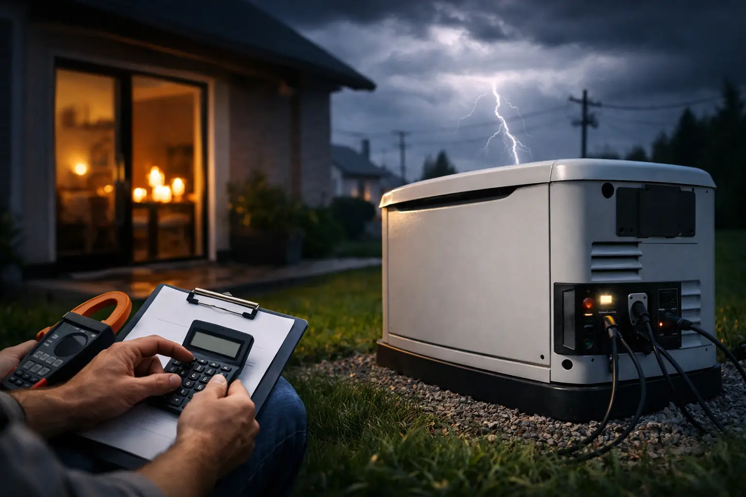 Generator Sizing Calculator for Real Outages